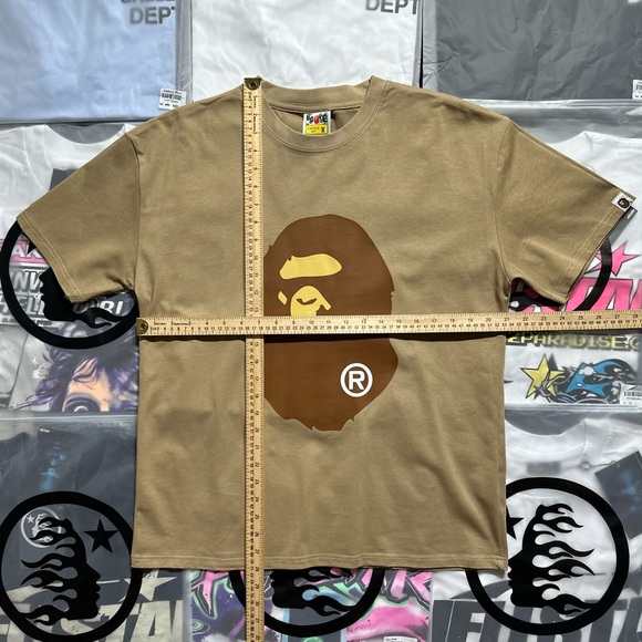 BAPE Big Ape Head Tee “Beige” - Picture 2 of 6